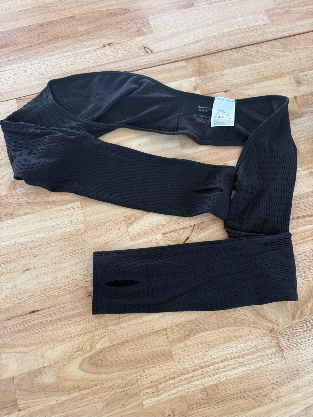 Nike x MMW Matthew M. Williams Black Mesh Shrug Bolero Size Medium - Picture 2 of 6
